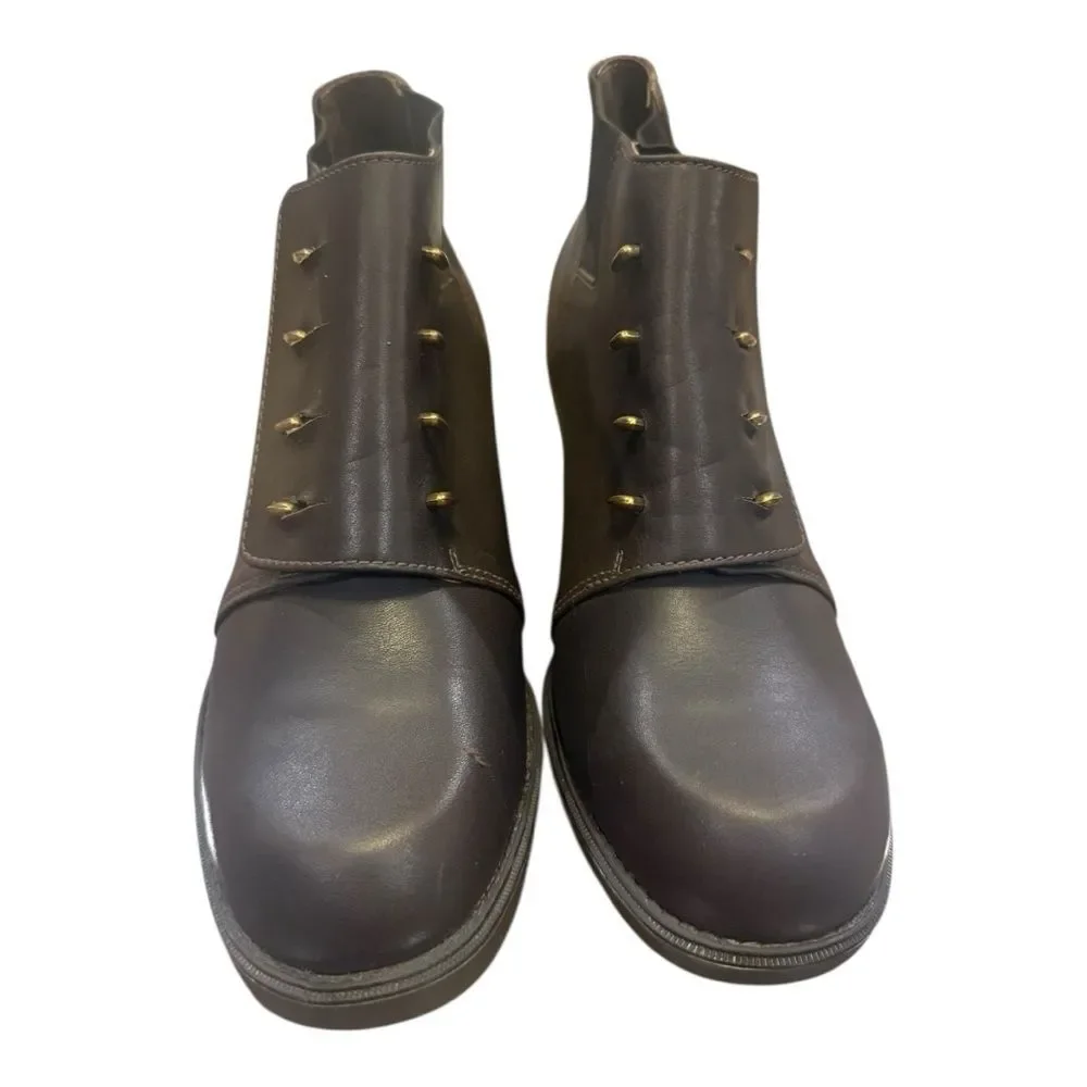 Naot Dark Brown Leather Ankle Boots – EU 38 / US 7 – Made in Israel